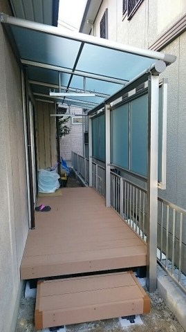 【東海店】テラス・リウッドデッキ200・フェンス工事