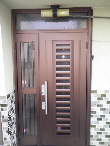 名古屋市緑区　Ｏ様邸　暑い夏は通風が出来る玄関で！
