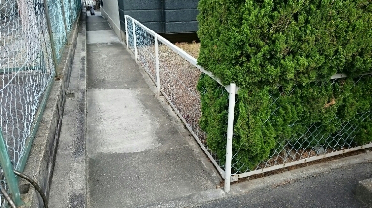 既設のフェンス